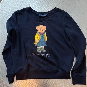 Polo by Ralph Lauren Kids Navy Sweatshirt with Bear Design